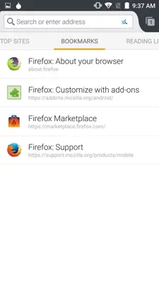 Orfox Tor Browser android App screenshot 2