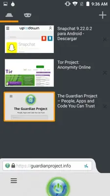 Orfox Tor Browser android App screenshot 6